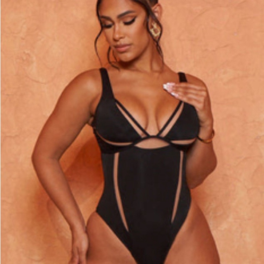 Black one piece swimsuit from Icon Swim.
